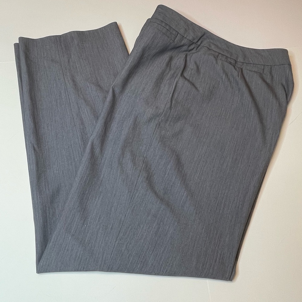 Dressbarn Size 12 Flat Front, High Rise, Straight leg dress slacks